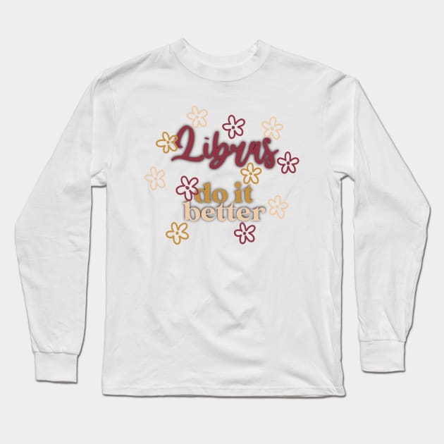 Libra Long Sleeve T-Shirt by nicolecella98